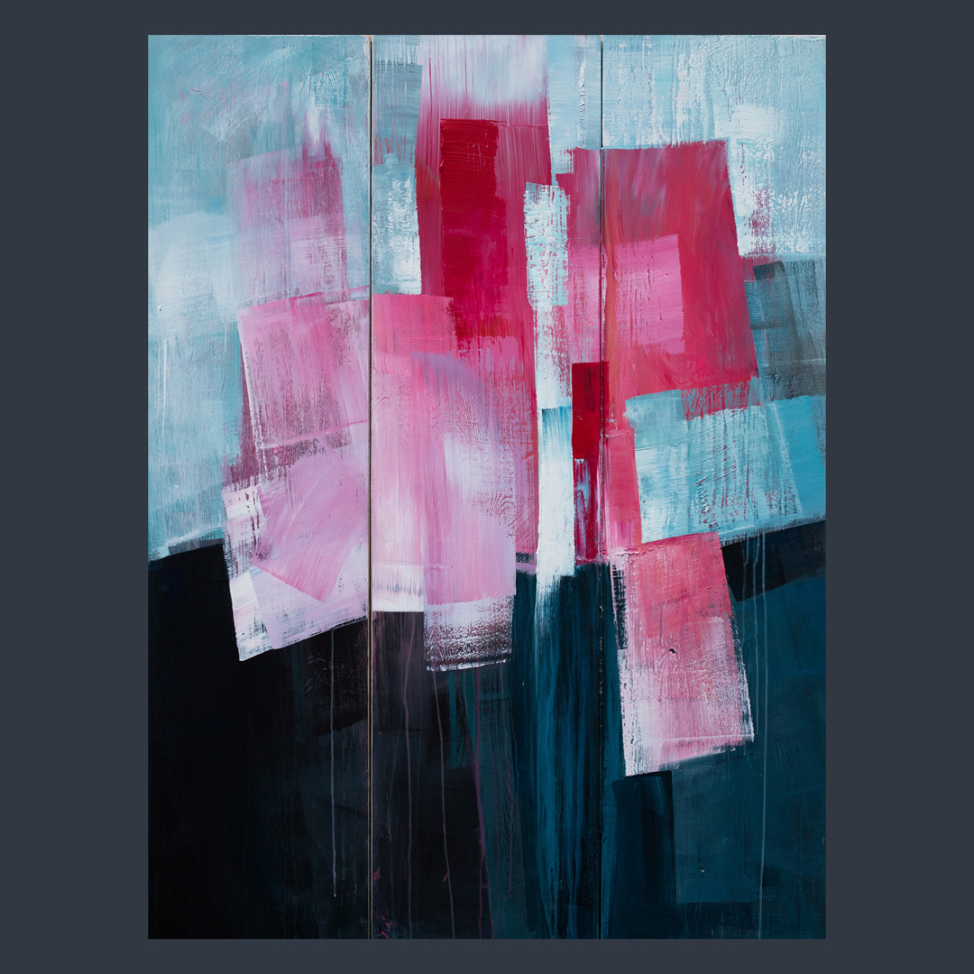 Blue_Magenta_and_Gray_Screen_120x180_Acrylic_on_Wood  © Ernest Bisaev